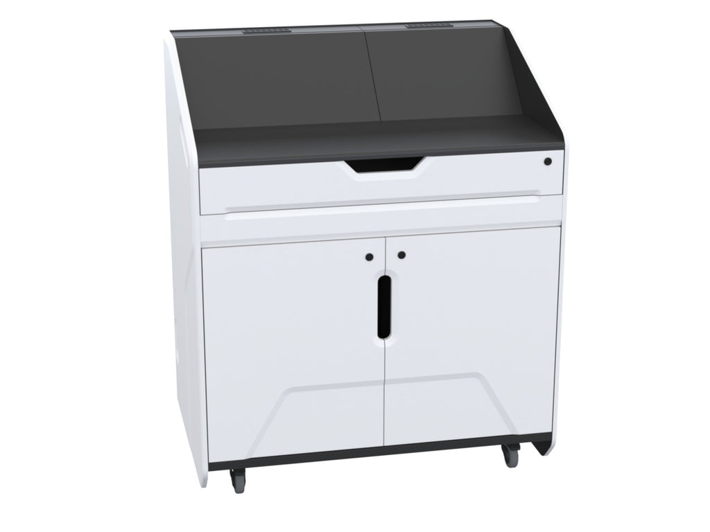 Audio Visual Furniture High Tech Multimedia Podium (12RU, Various) PDX20