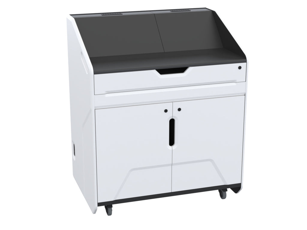 Audio Visual Furniture High Tech Multimedia Podium (12RU, Various) PDX20