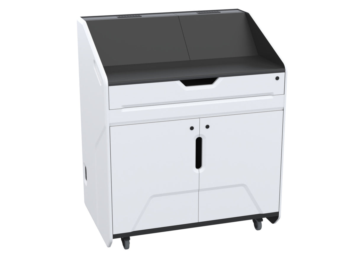 Audio Visual Furniture High Tech Multimedia Podium (12RU, Various) PDX20