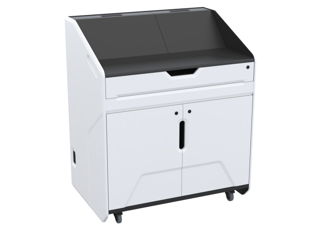 Audio Visual Furniture High Tech Multimedia Podium (12RU, Various) PDX20