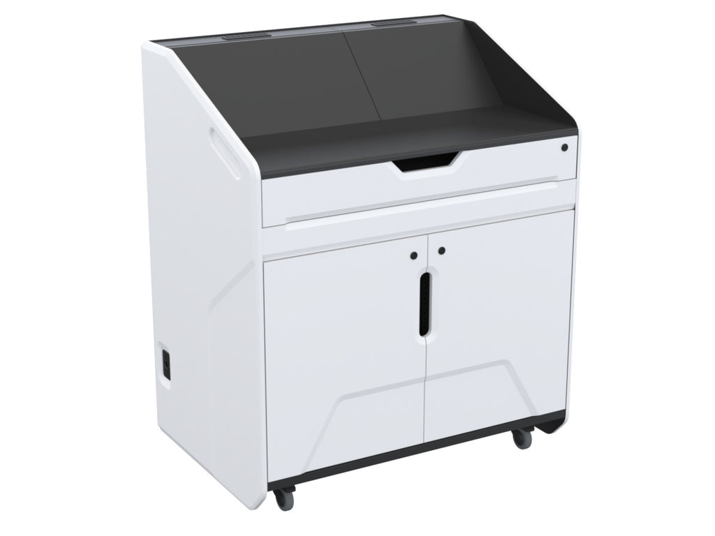 Audio Visual Furniture High Tech Multimedia Podium (12RU, Various) PDX20
