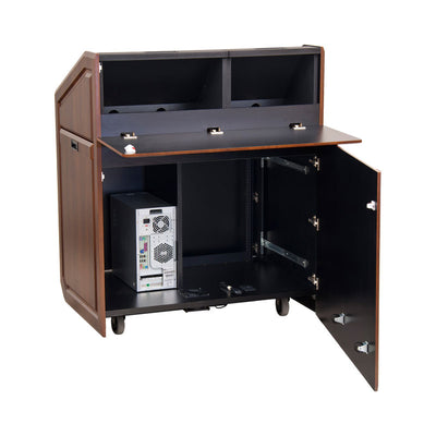 Audio Visual Furniture Executive Podium (12RU, Various) PDX21