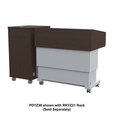 Audio Visual Furniture Mobile Rack (21RU, Various) RKYZ21