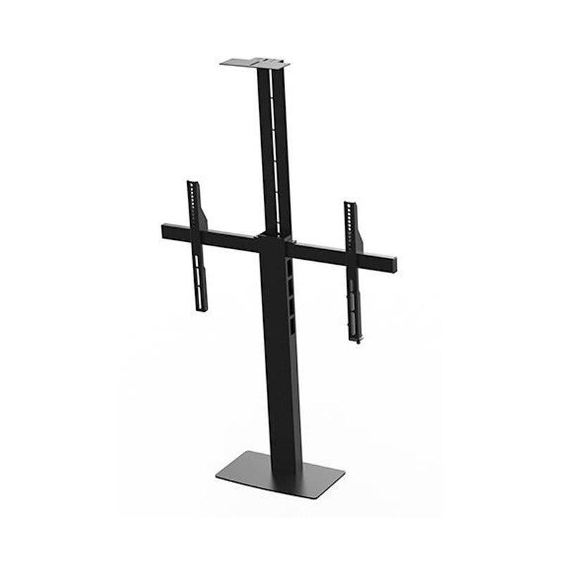 Audio Visual Furniture - VFI PM Series Single Display Bracket for 40-80 inch Screens (Black) PM-S