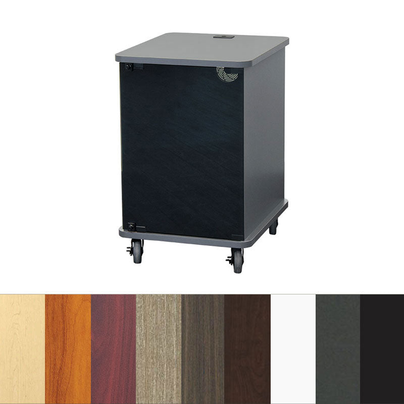 Audio Visual Furniture - VFI 16RU Deluxe Mobile AV Rack (Various Finishes) RACK-16