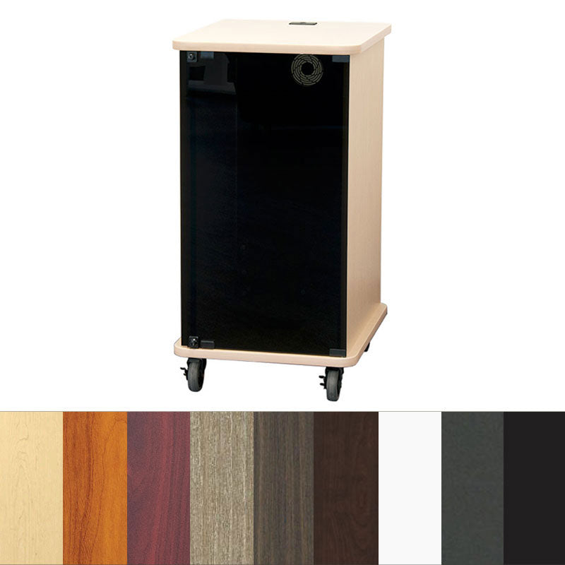 Audio Visual Furniture - VFI 21RU Deluxe Mobile AV Rack (Various Finishes) RACK-21