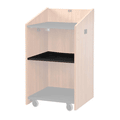 Audio Visual Furniture - VFI Add-On Shelf For LE3040 LE3050 and LE3060 (Black) SH-LE