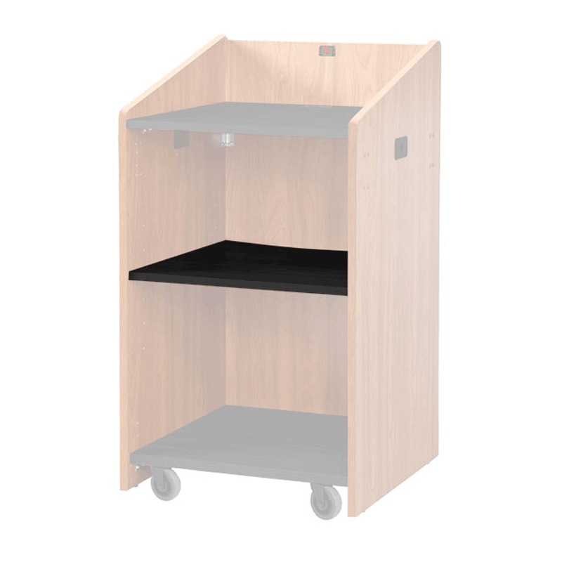 Audio Visual Furniture - VFI Add-On Shelf For LE3040 LE3050 and LE3060 (Black) SH-LE