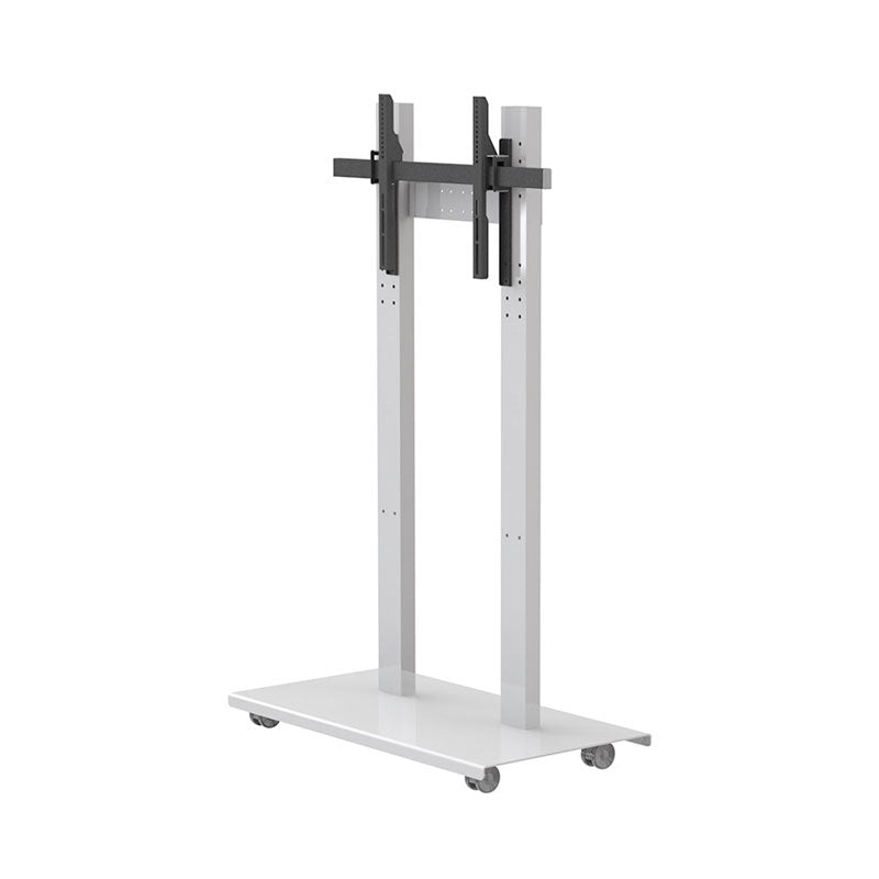 Audio Visual Furniture - Mobile Display Stand for 40-65 inch Screens SYZ80-S-W