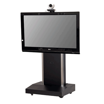Audio Visual Furniture TP1000-S Large Mobile Telepresence Stand