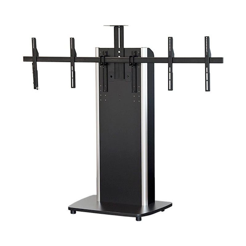 Audio Visual Furniture TP800-D Dual Display Fixed Base Telepresence Stand
