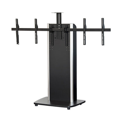 Audio Visual Furniture TP800-D Dual Display Fixed Base Telepresence Stand