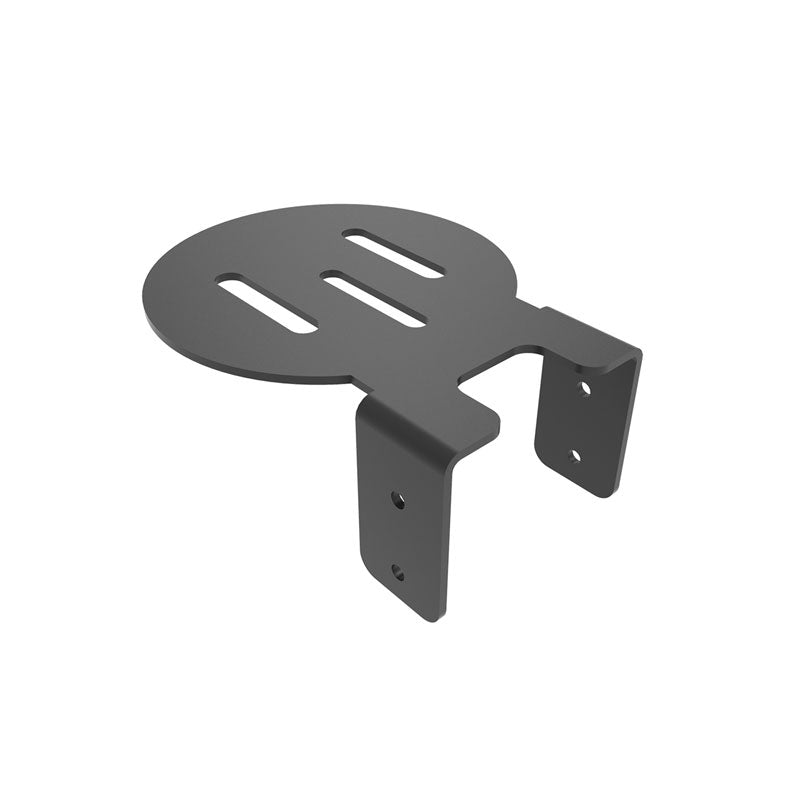 iCartTX Camera Floor Stand CAMERA-STAND-PTZ, compact wall bracket in a front three-quarter view