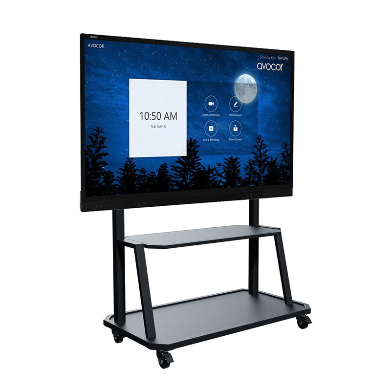 iCartTX Education Classroom Mobile Display Cart EDC-100, mobile display cart with display installed
