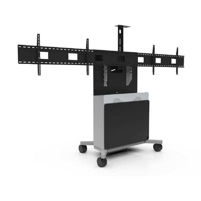 iCartTX Large Format Mobile AV Cart (Dual 82 inch) ELT-2100L-NOPSM