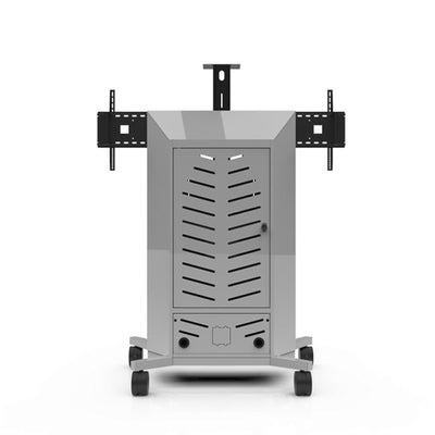 iCartTX Large Format Mobile AV Cart ELT-2100S-NOPSM, mobile presentation cart, rear view