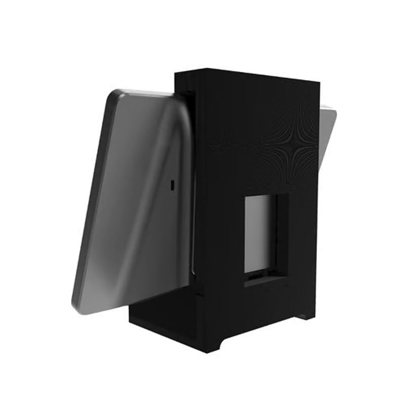 iCartTX Touch Panel Surface Wall Mount MAXHUB-SM, terminal device seated in a black protective enclosure