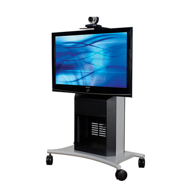 iCartTX Executive Series Mobile Media Cart (Single 82 inch, 8RU) RPS-1000S