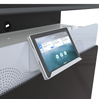 iCartTX Poly T10 Cradle T10-MNTKIT, device tray holding a control panel