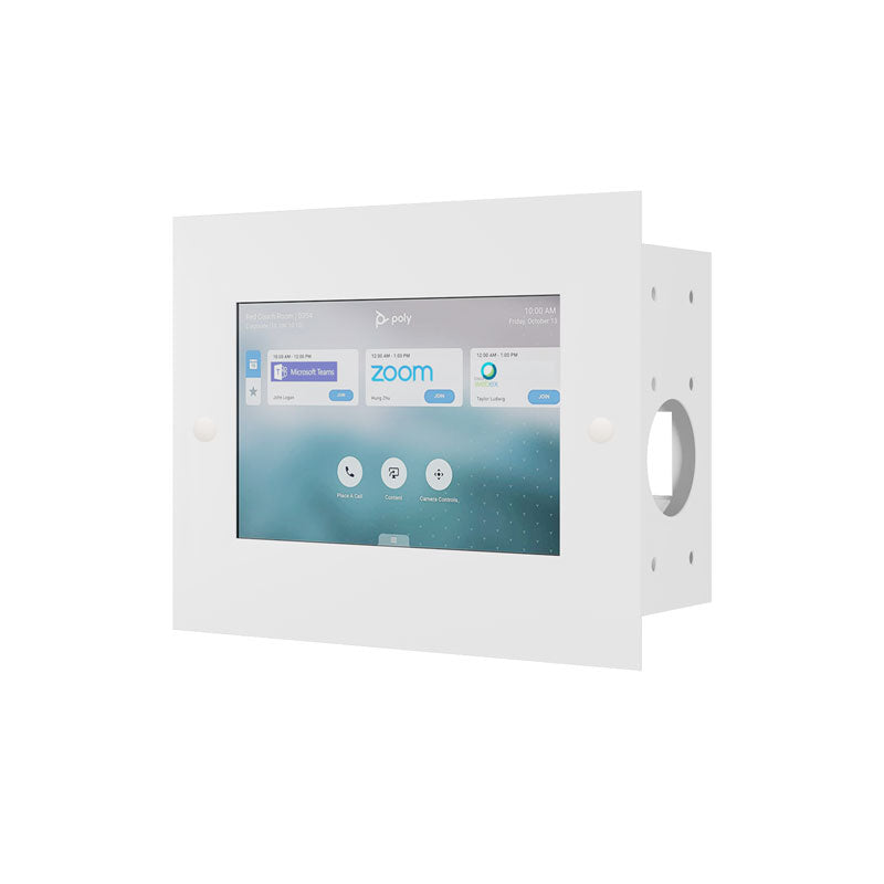 iCartTX Poly TC10 In-Wall Mount (White) TC10-WMP