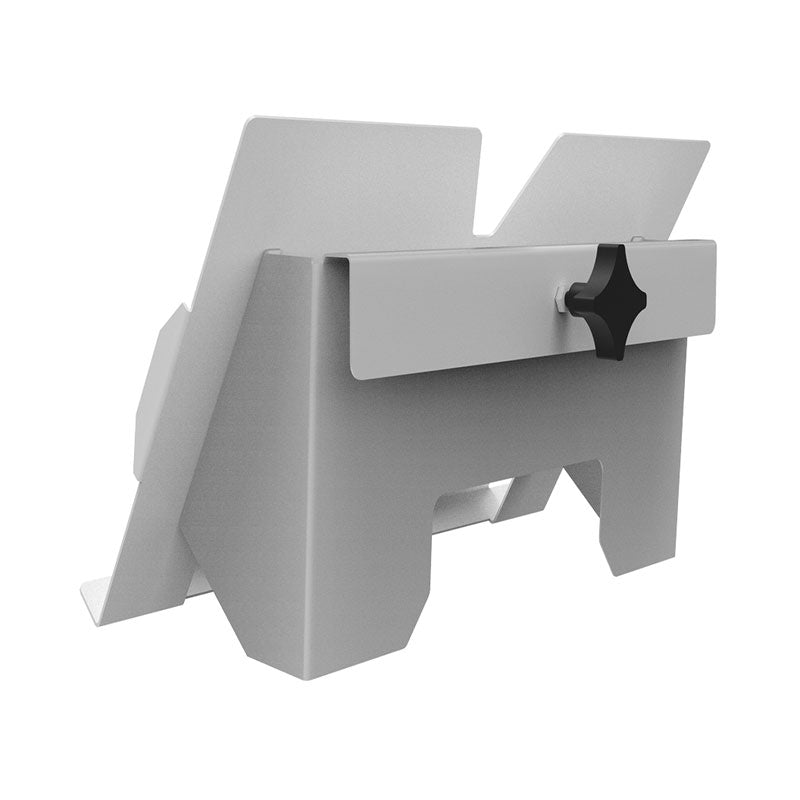 iCartTX Cisco Cradle CN-MNTKIT, white tablet holder rear adjustment detail
