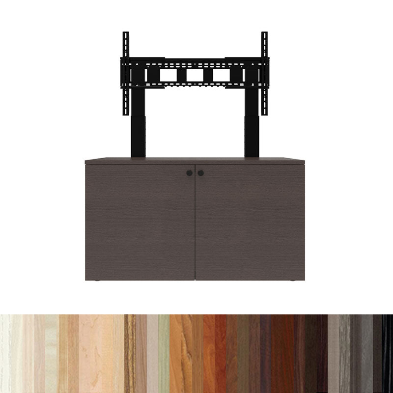 iCartTX Credenza (Single Mount, 12U, 2 Bay, Laminate) CRED2L-S