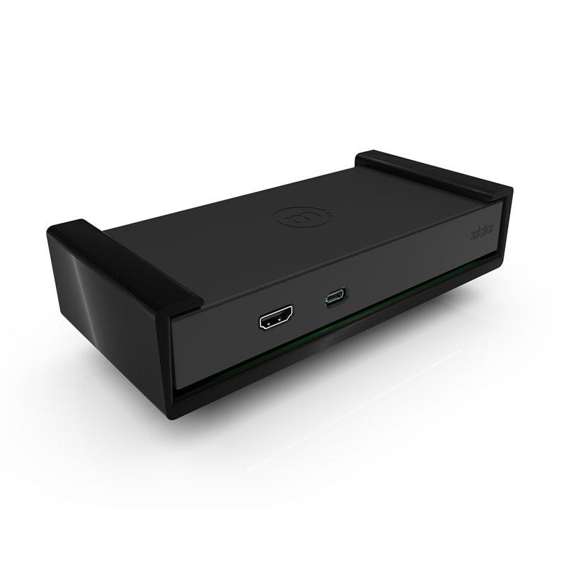 iCartTX Mersive Solstice Pod Mount MER1527, streaming device mount front three-quarter view