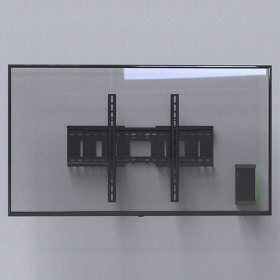 iCartTX Mersive Solstice Pod Mount MER1527, TV wall mount installed behind display