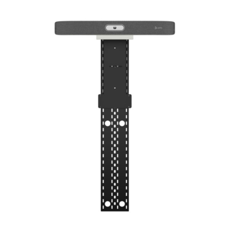 iCartTX Poly Studio Mount Bracket POLY-X-48, videoconference soundbar mount front view