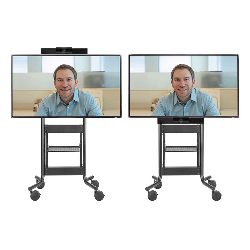iCartTX Poly Studio Mount Bracket POLY-X-48, dual mobile videoconference cart configurations