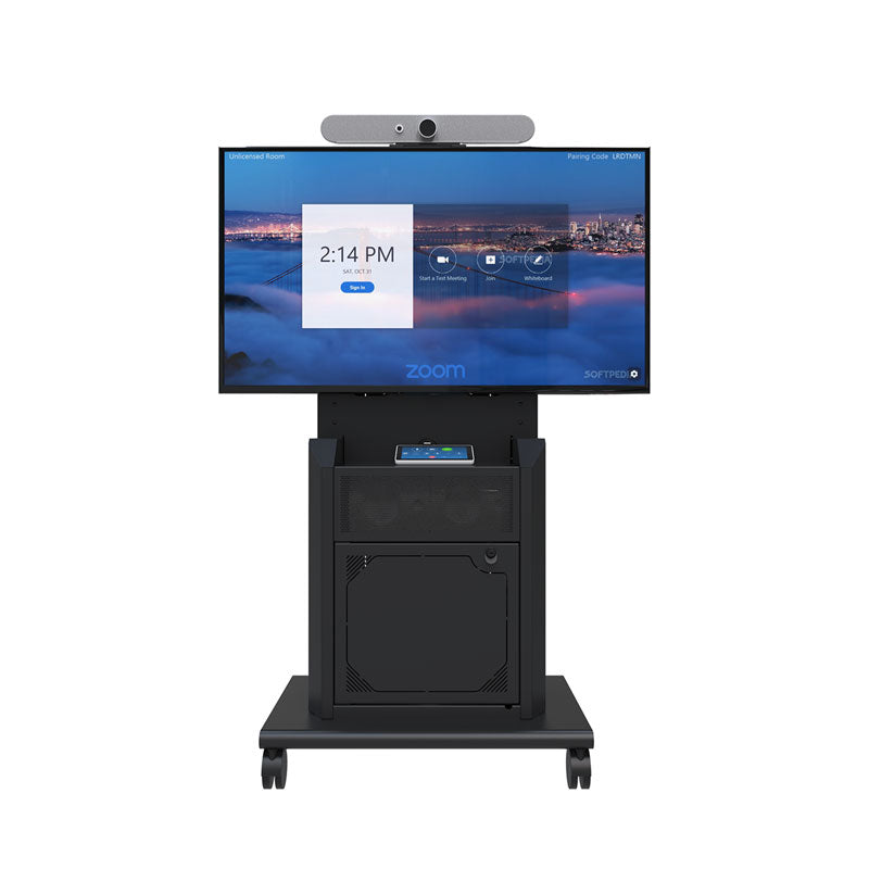 iCartTX Executive Series Mobile Media Cart (Single 75 inch, 9RU) RPS-800S