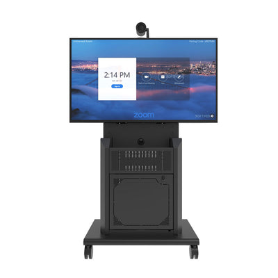 iCartTX Executive Series Mobile Media Cart RPS-800S, video conferencing cart front view