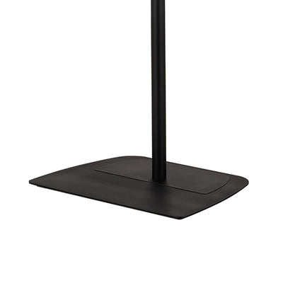 B-Tech Floor Stand Base Cover Plate BT4002-SPC/B, speaker stand base front three-quarter view