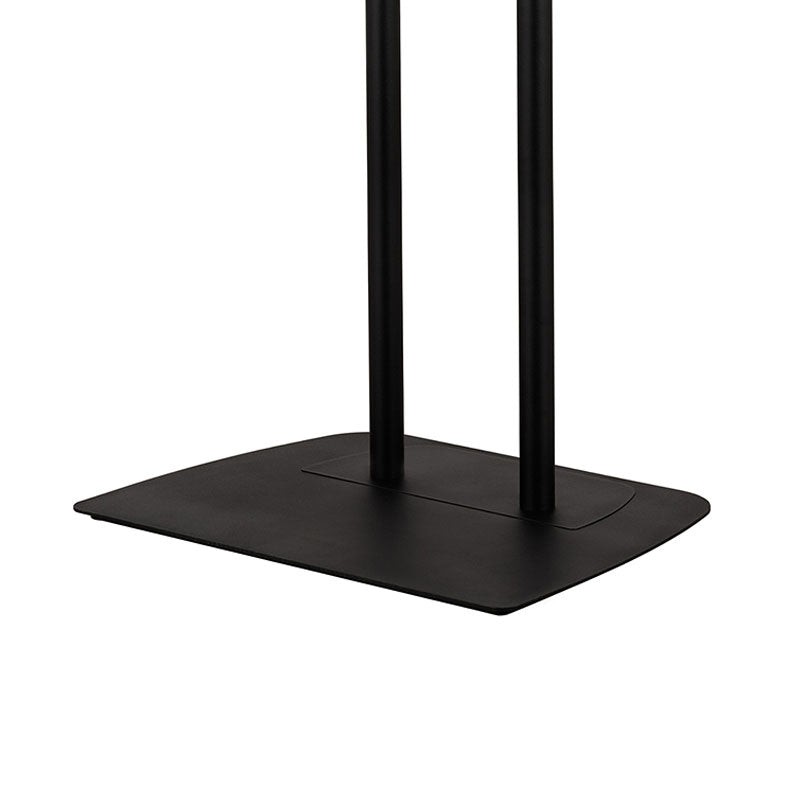 B-Tech Floor Stand Base Cover Plate BT4002-TPC/B, dual-post display stand base