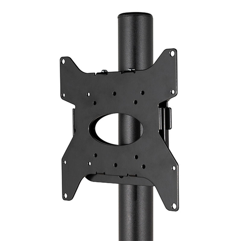 B-Tech Floor Stand Pole BT4118/B, pole-mounted display bracket front view