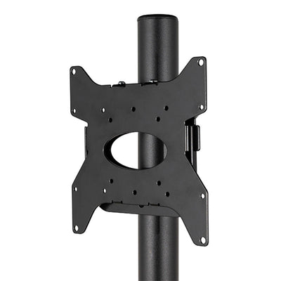 B-Tech Floor Stand Pole BT4118/B, pole-mounted display bracket front view