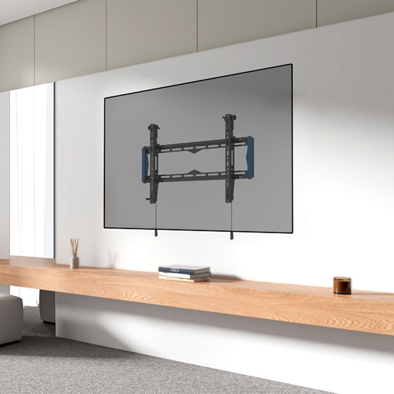B-Tech Elements Tilt 600 XL TV Wall Mount BT5432/B, tilting wall mount installed behind display