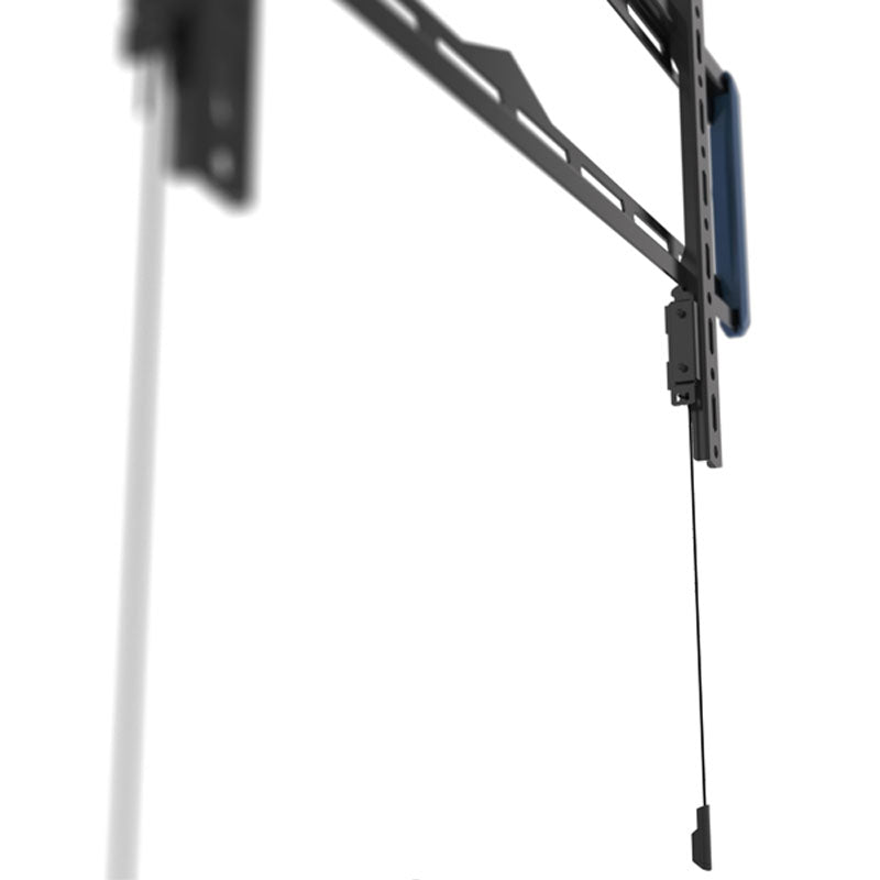 B-Tech Elements Large Fixed TV Wall Mount BT5441/B, wall mount pull-cord release mechanism in a side view