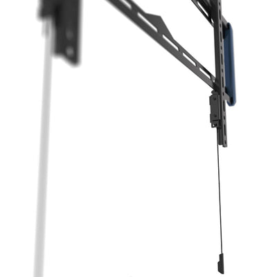 B-Tech Elements Large Fixed TV Wall Mount BT5441/B, wall mount pull-cord release mechanism in a side view