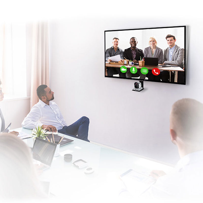 B-Tech Adjustable Accessory Mounting Arm BT7031/B, video conferencing cart in meeting room