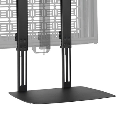 B-Tech Adjustable Accessory Mounting Arm BT7034/B, display support rails and base plate