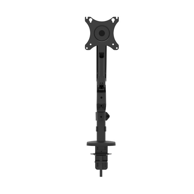 B-Tech Flex Solo Full Motion Desk Mount BT7351/B, single-monitor desk mount front view