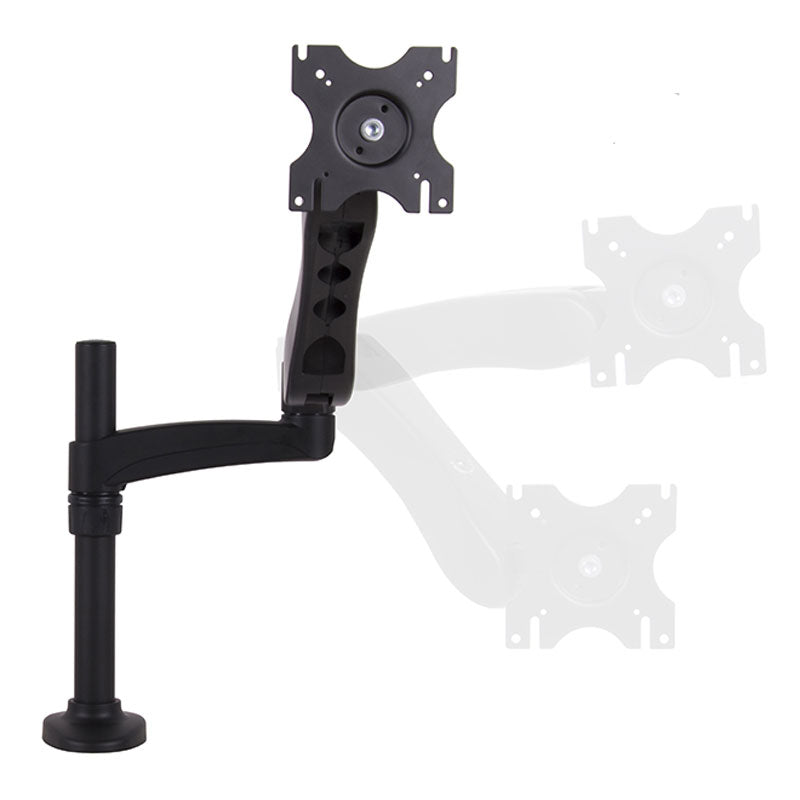 B-Tech Monitor Desk Mount BT7383/B, desk monitor arm range of motion positions