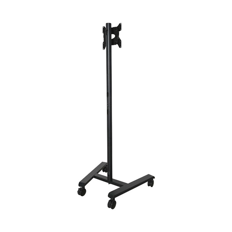 B-Tech Momentum One Mobile Medium TV Cart BT7504/B, mobile display stand side view
