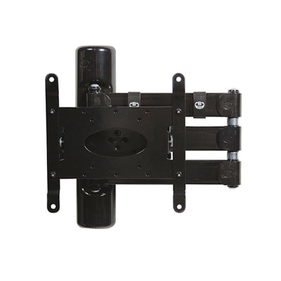 B-Tech Medium Dual Arm TV Wall Mount BT7515/PB, articulating television wall mount in a rear view