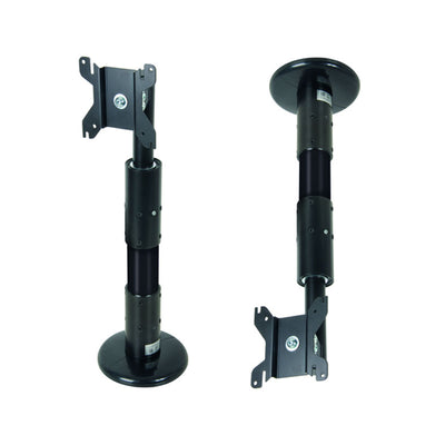 B-Tech Small TV Ceiling or Desk Mount BT7553-200/BB, floor-to-ceiling display mount components