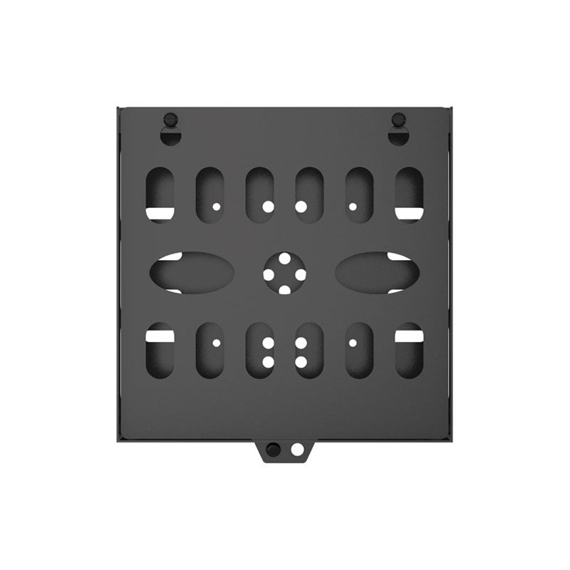 B-Tech Small AV Storage Cradle BT7780/B, media player mounting plate front view