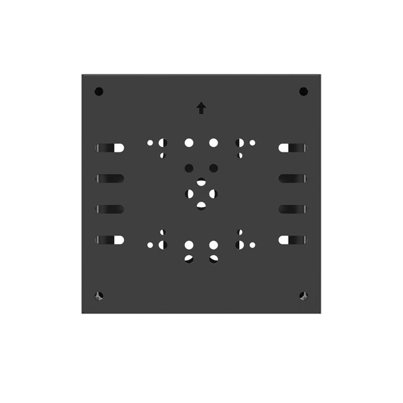 B-Tech Small AV Storage Cradle BT7780/B, media player mounting plate rear view