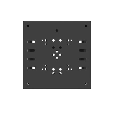 B-Tech Small AV Storage Cradle BT7780/B, media player mounting plate rear view