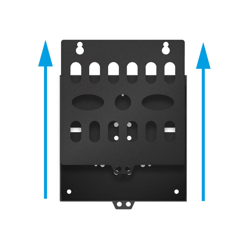 B-Tech Small AV Storage Cradle BT7780/B, adjustable media player bracket height range